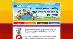 Desktop Screenshot of jcsales.com